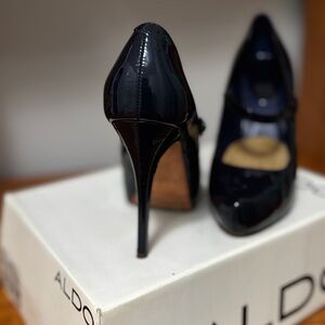 Navy Blue 6inch heel